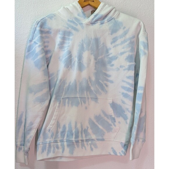 Abercrombie & Fitch Women's Size XS Tie-Dye Terry Cutoff Popover Hoodie (A19) - Picture 1 of 3